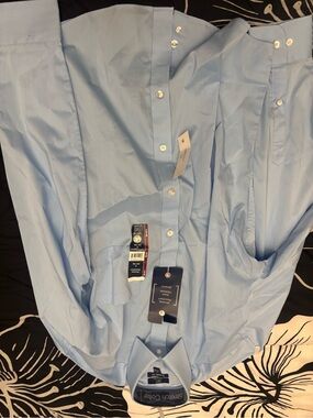 George Light Blue Men's Dress Shirt - Classic Button-Up